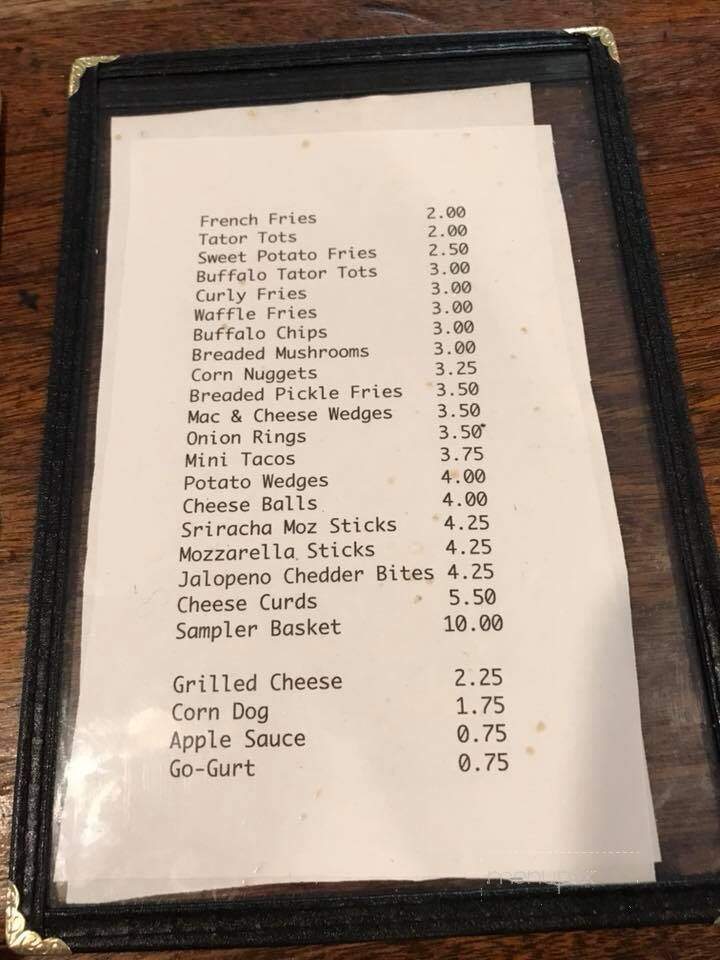 Sandy's Bar - Emery, SD menu_pic