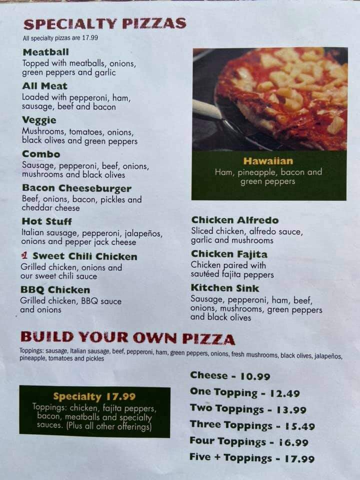 Pitchers - Whittemore, IA menu_pic