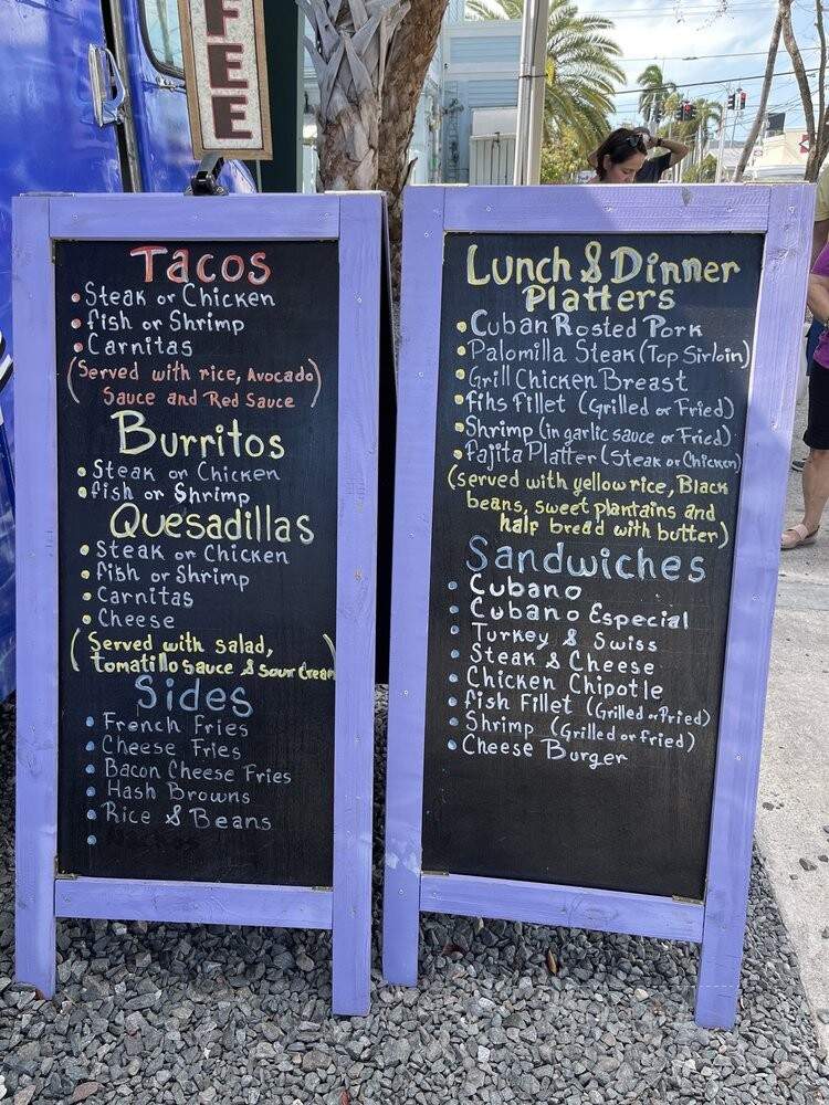 Marlin Cafe - Key West, FL menu_pic