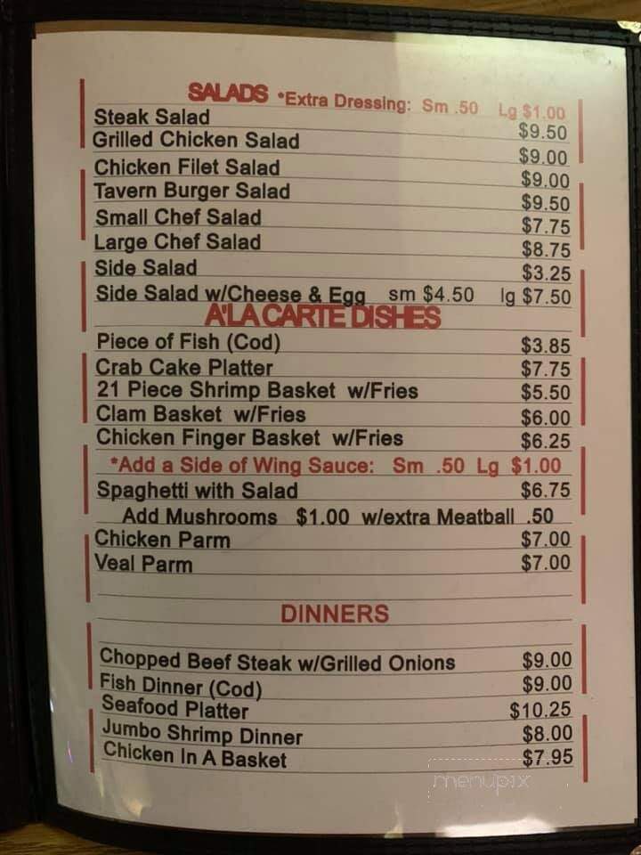 Orangeville Tavern - Sharpsville, PA menu_pic