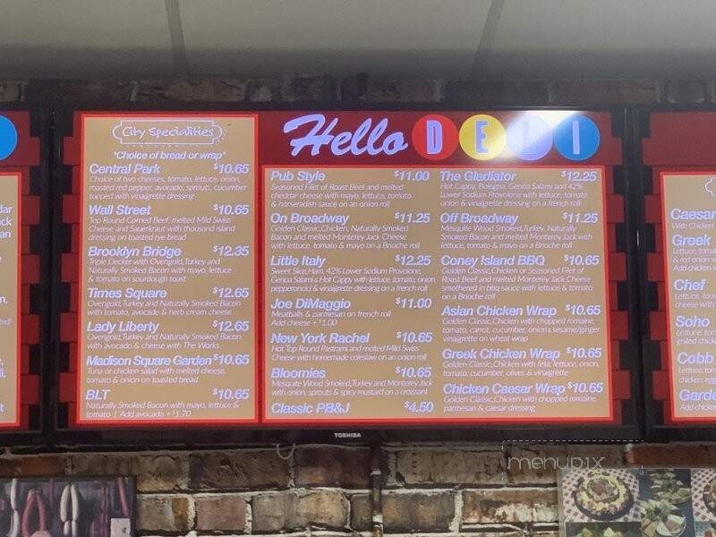 Hello Deli - Vista, CA menu_pic