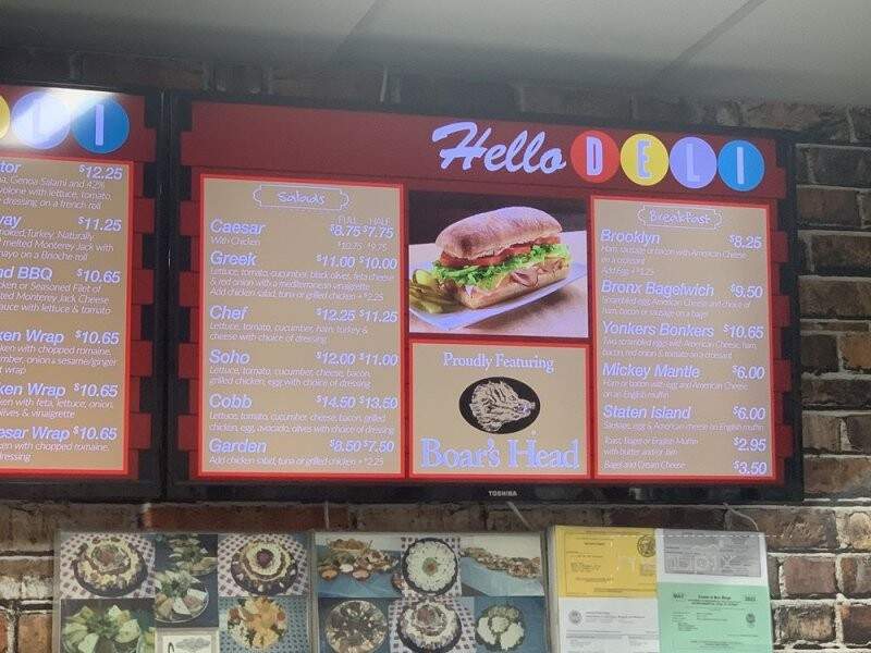 Hello Deli - Vista, CA menu_pic