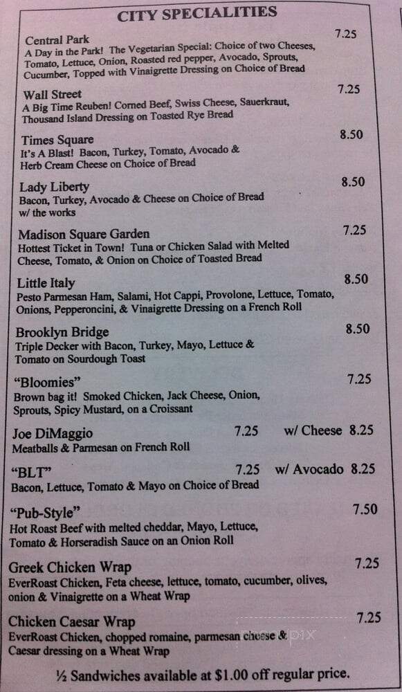 Hello Deli - Vista, CA menu_pic