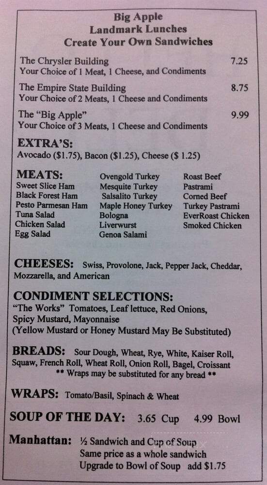 Hello Deli - Vista, CA menu_pic