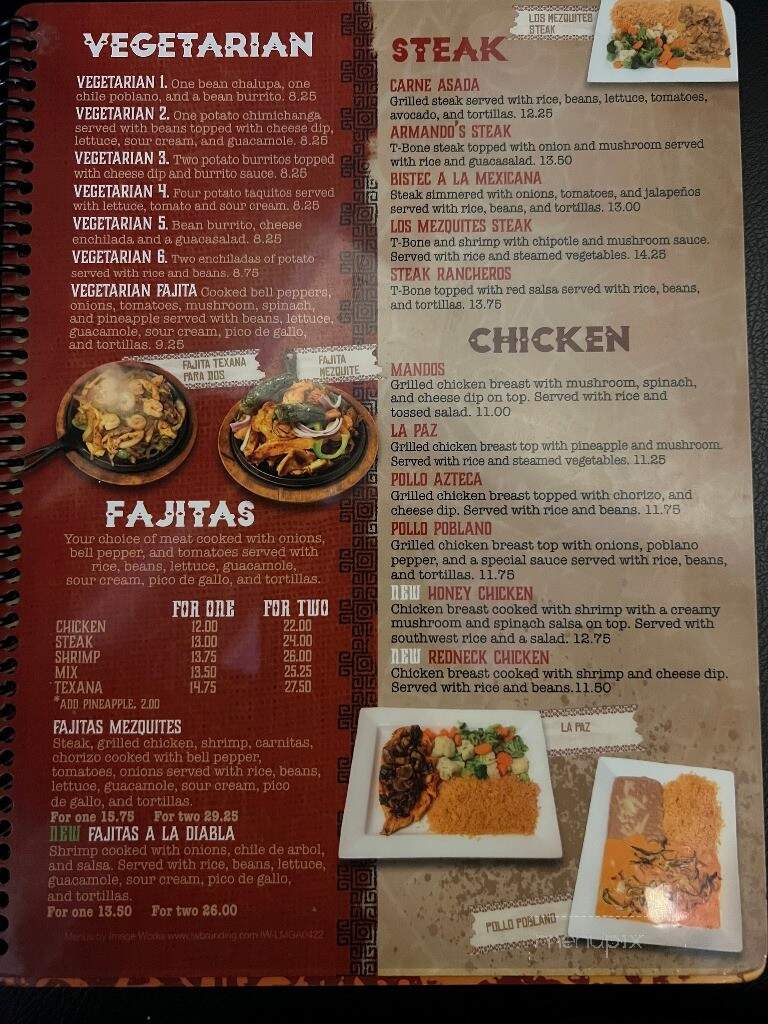 Los Mezquites Mexican Grill - Adairsville, GA menu_pic