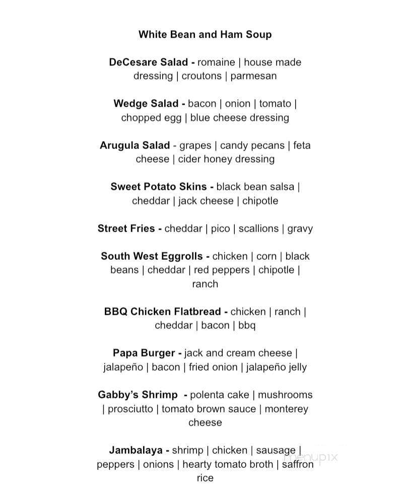 Lost Lion - Westminster, MD menu_pic