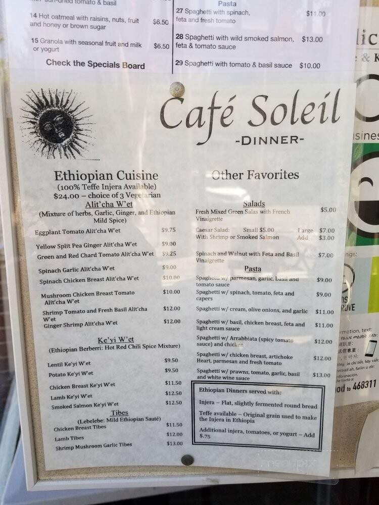 Cafe Soleil - Seattle, WA