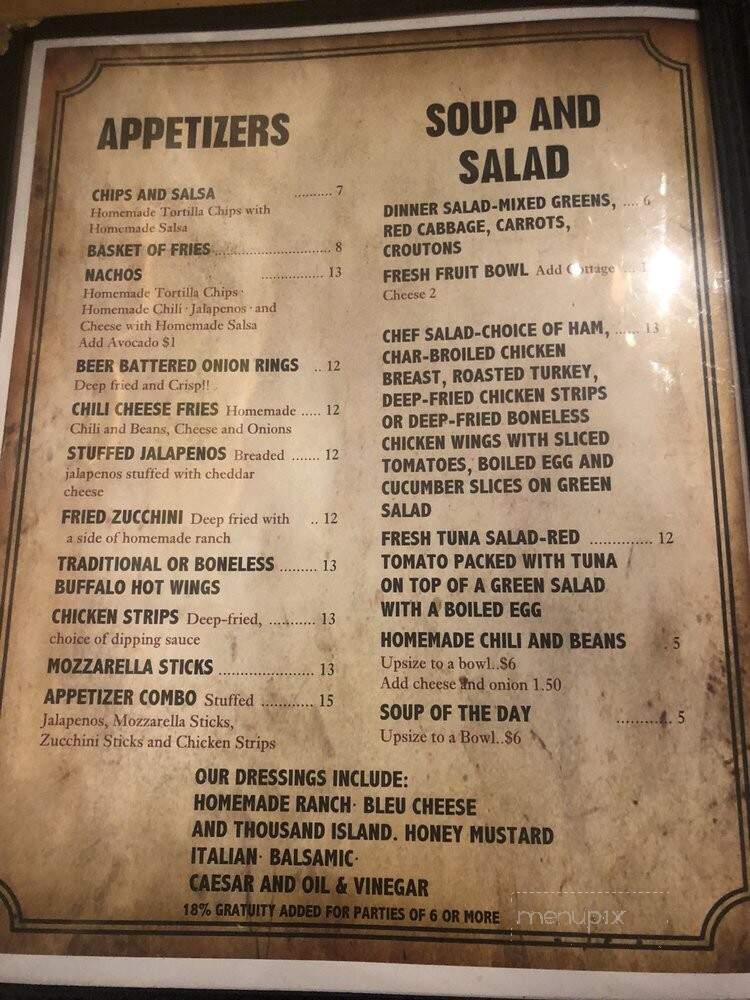 Mt Whitney Restaurant - Lone Pine, CA menu_pic