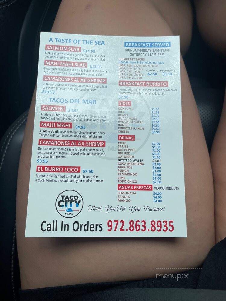 Taco City y Mas - Dallas, TX