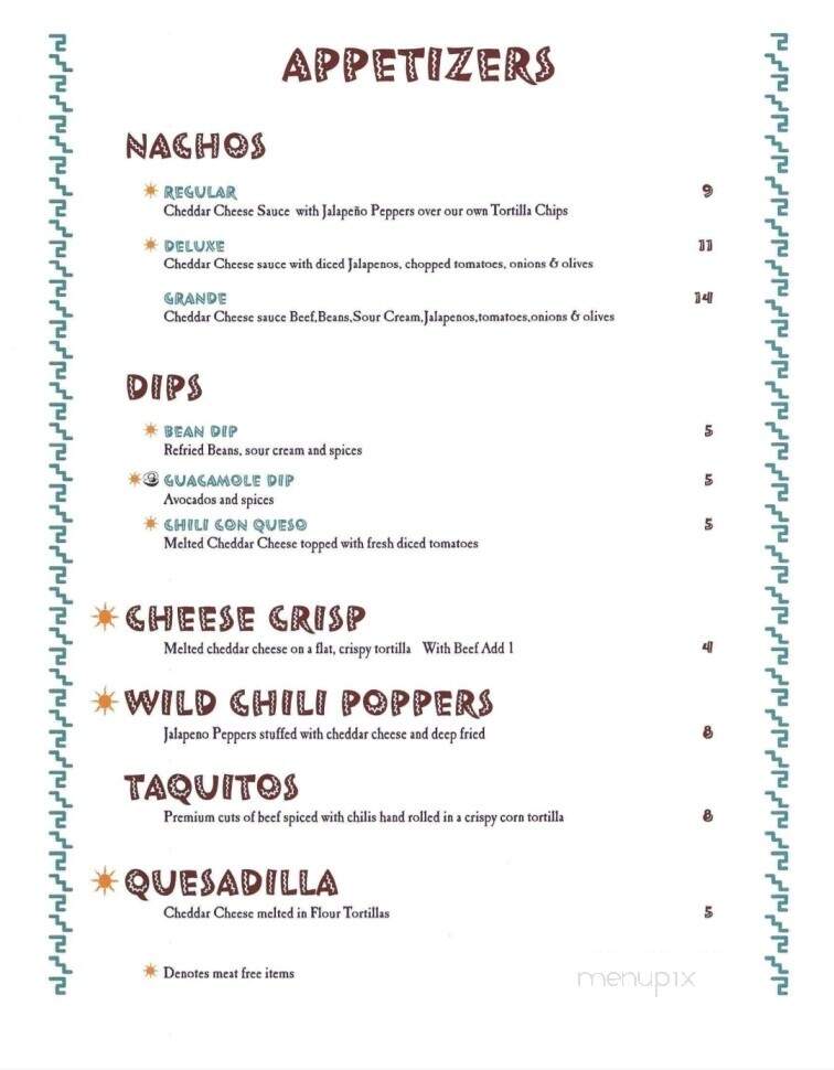 El Comedor Mexican Restaurant - Great Falls, MT menu_pic