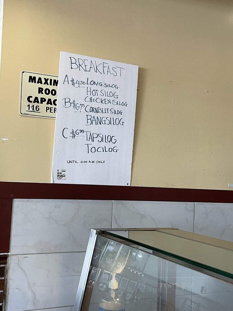 D J Restaurant - Vallejo, CA menu_pic