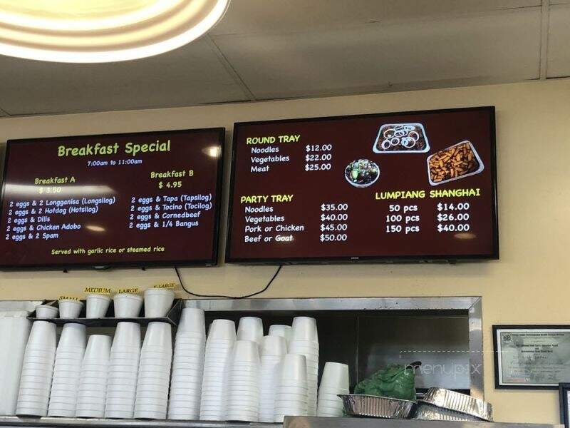 D J Restaurant - Vallejo, CA menu_pic