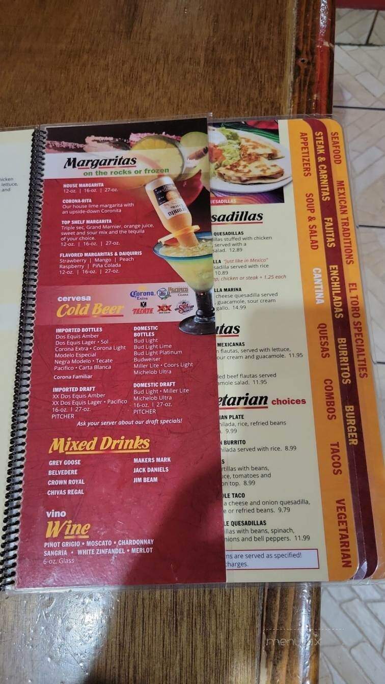 El Toro - Gulf Shores, AL menu_pic