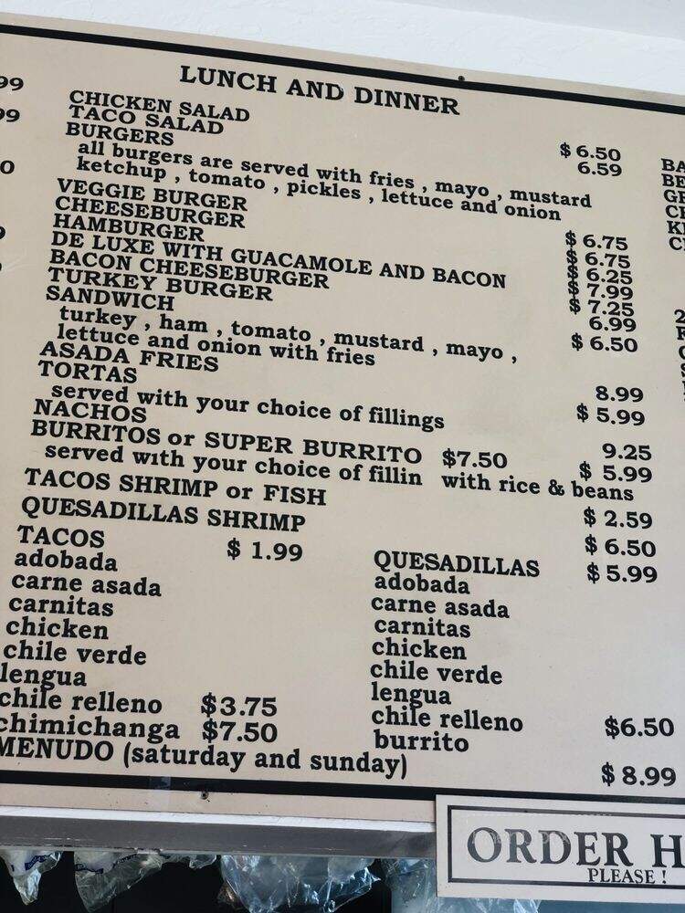 Kathy's Little Kitchen - Carmel Valley, CA menu_pic