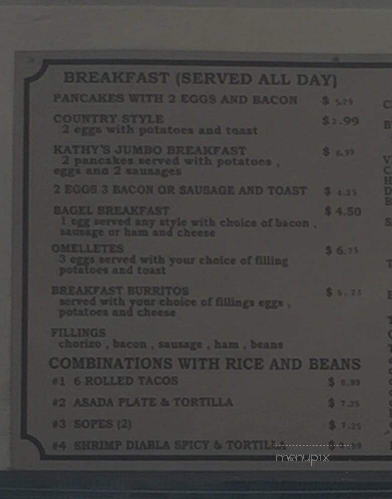 Kathy's Little Kitchen - Carmel Valley, CA menu_pic