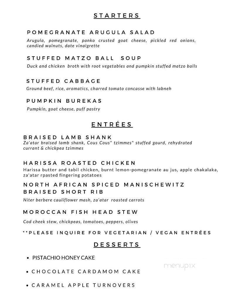 JewFro - Richmond, VA menu_pic