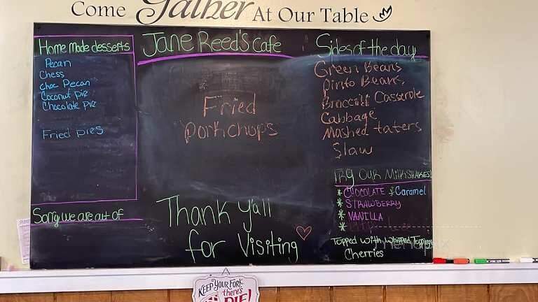 Pleasant Shade Cafe - Pleasant Shade, TN menu_pic
