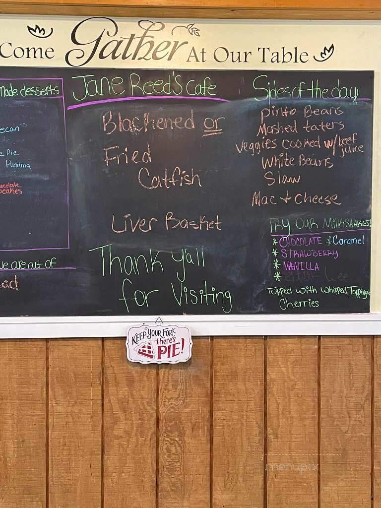 Pleasant Shade Cafe - Pleasant Shade, TN menu_pic