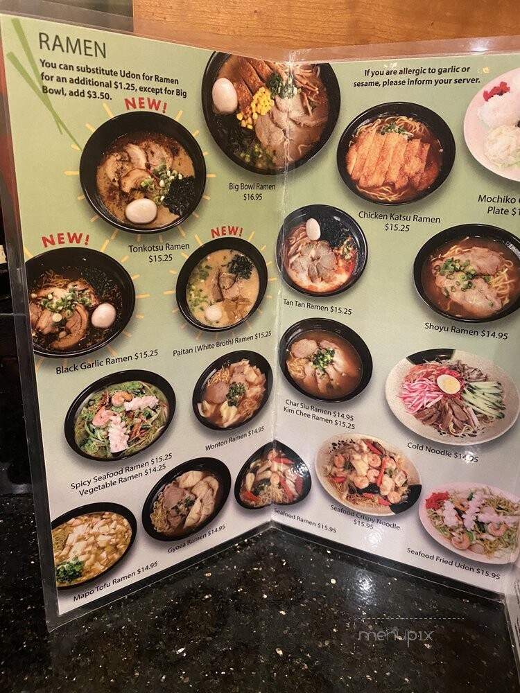 Ramenya - Kahului, HI menu_pic