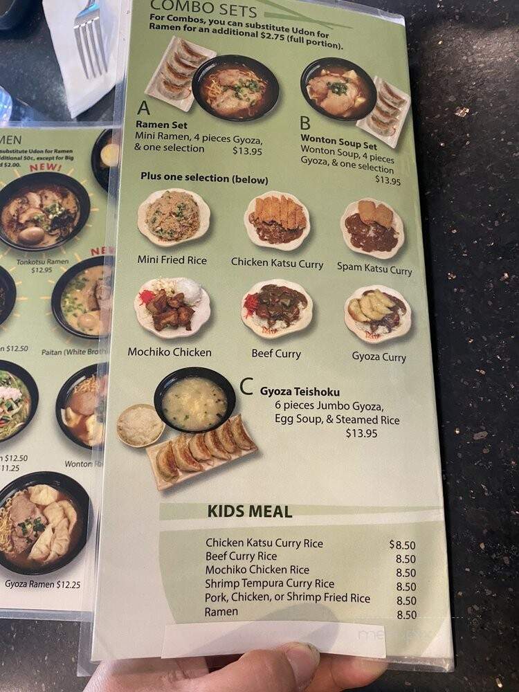Ramenya - Kahului, HI menu_pic