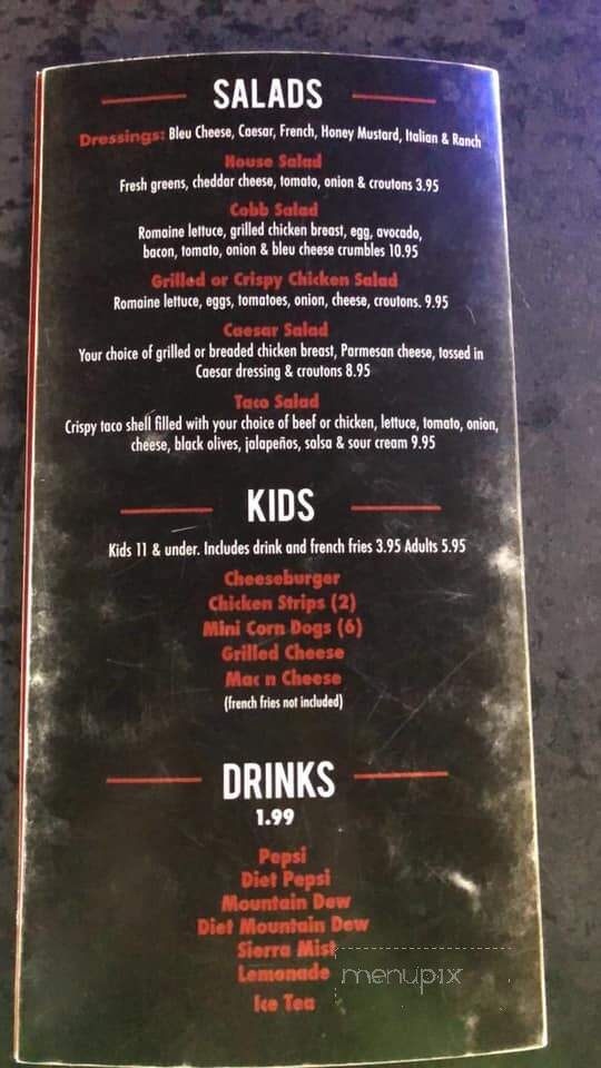 Wackos - Knoxville, IA menu_pic