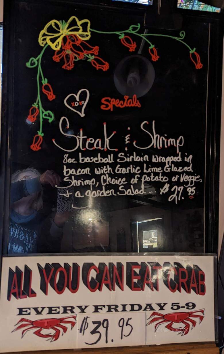 Pastime Club & Steakhouse - Marmarth, ND menu_pic
