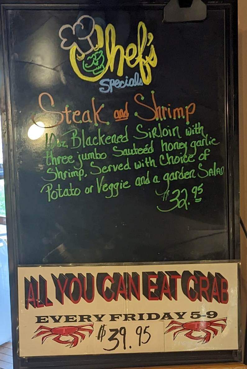 Pastime Club & Steakhouse - Marmarth, ND menu_pic