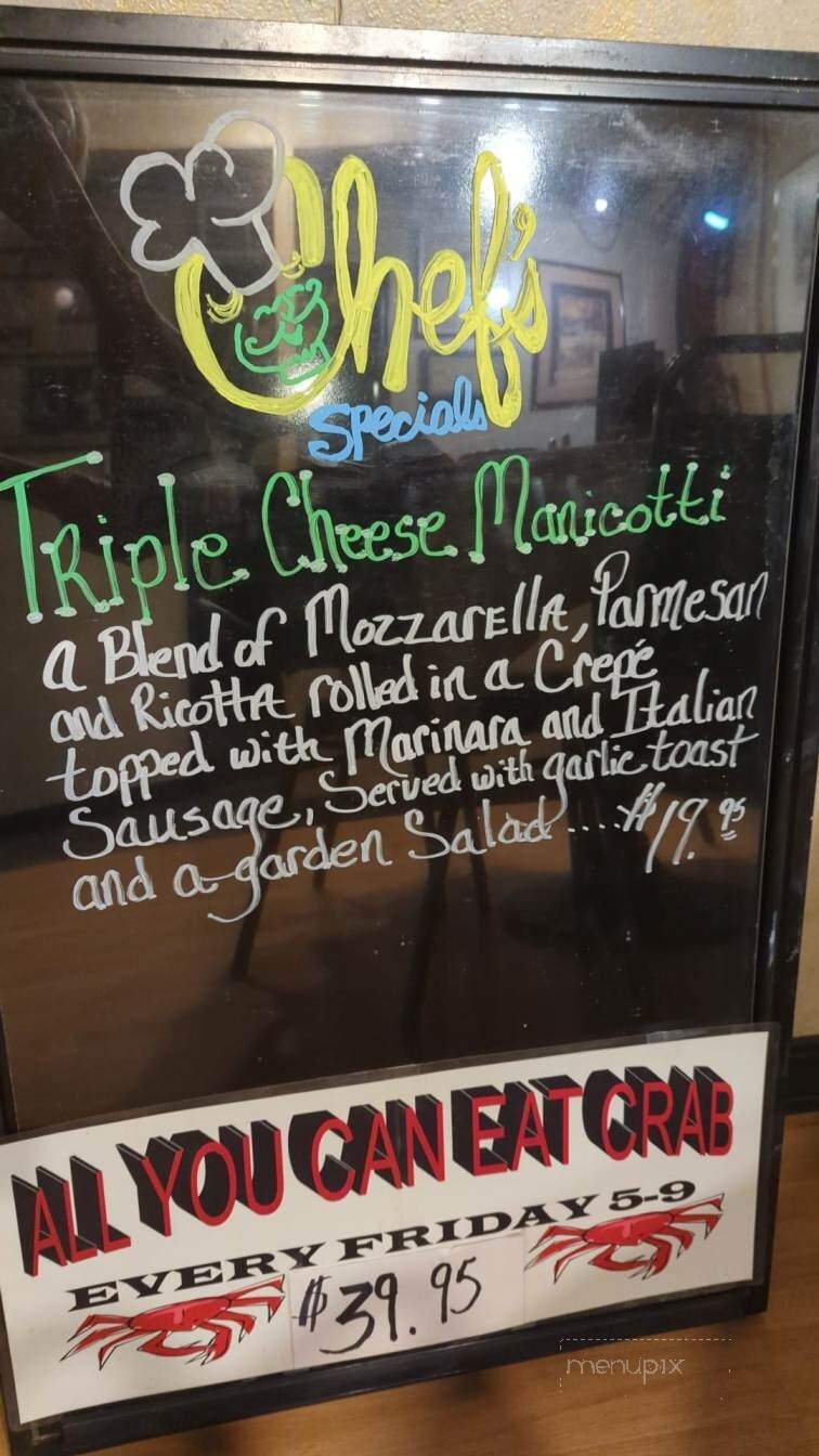 Pastime Club & Steakhouse - Marmarth, ND menu_pic