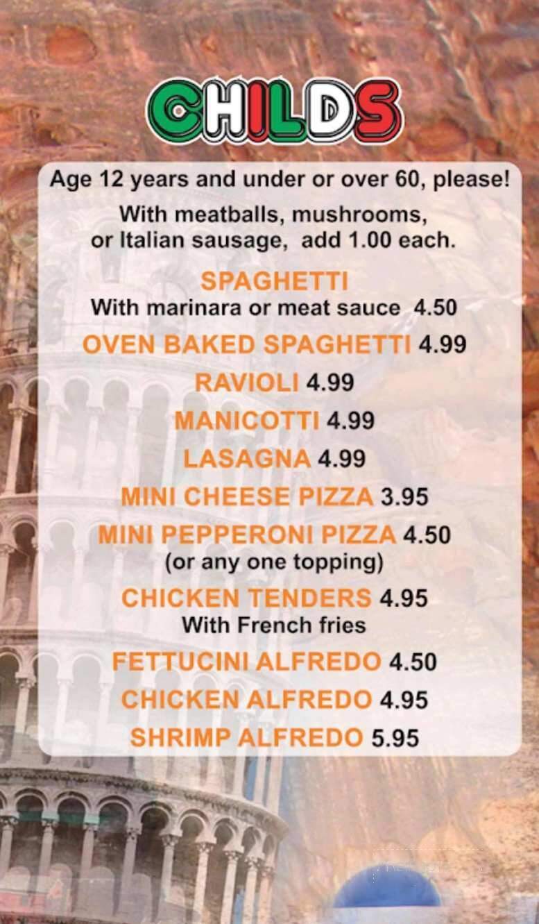 House Of Pizza & Pasta - Gaffney, SC menu_pic