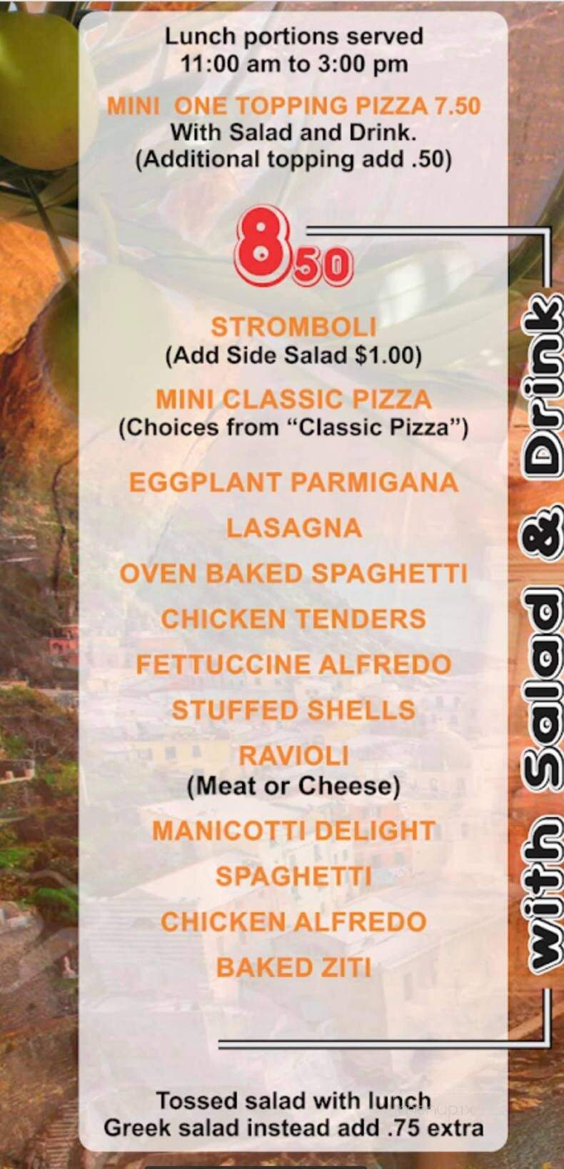 House Of Pizza & Pasta - Gaffney, SC menu_pic