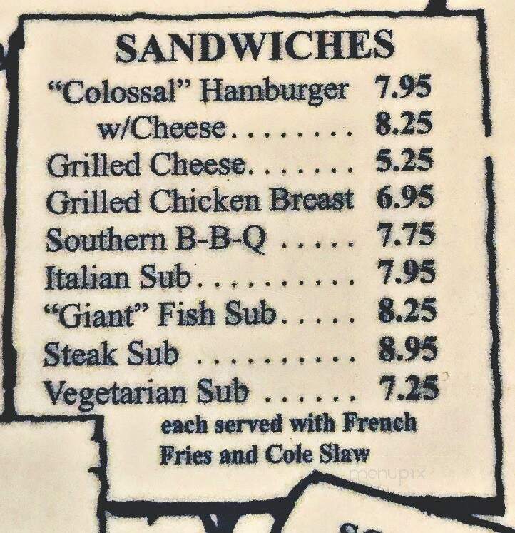 Mama Steve's House Of Pancakes - Williamsburg, VA menu_pic