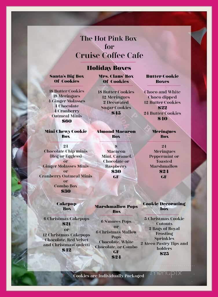 Cruise Coffee Cafe - Scotts Valley, CA menu_pic
