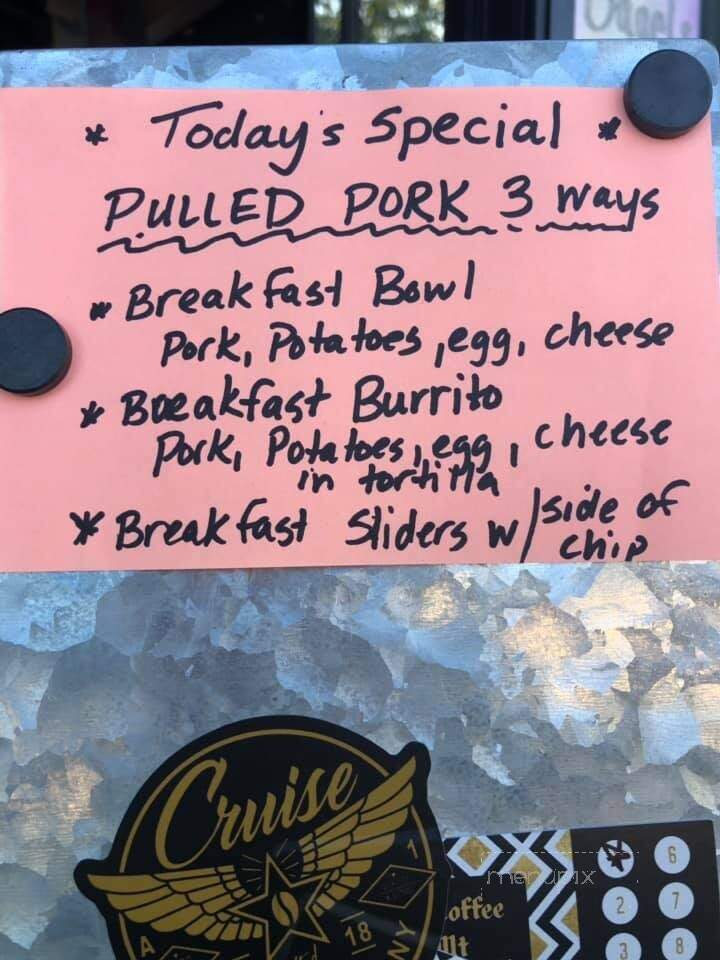 Cruise Coffee Cafe - Scotts Valley, CA menu_pic