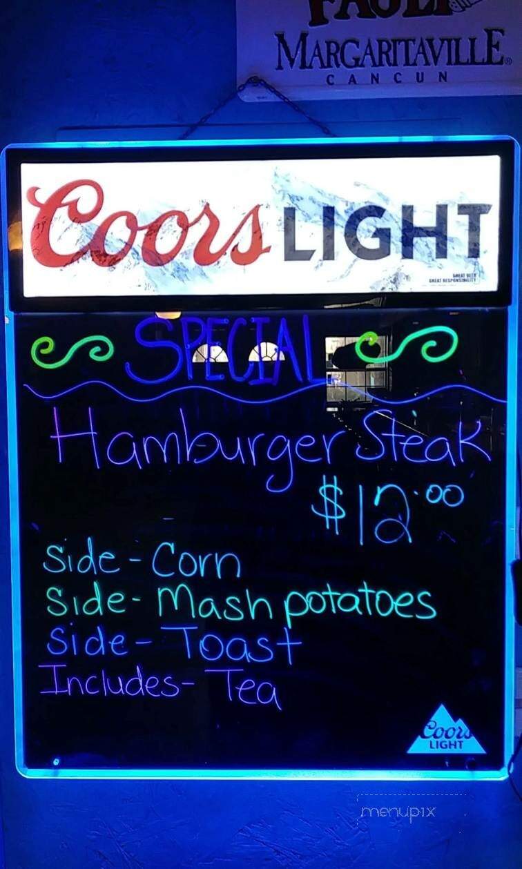 Sharkies Bar & Grill - Port O'Connor, TX menu_pic