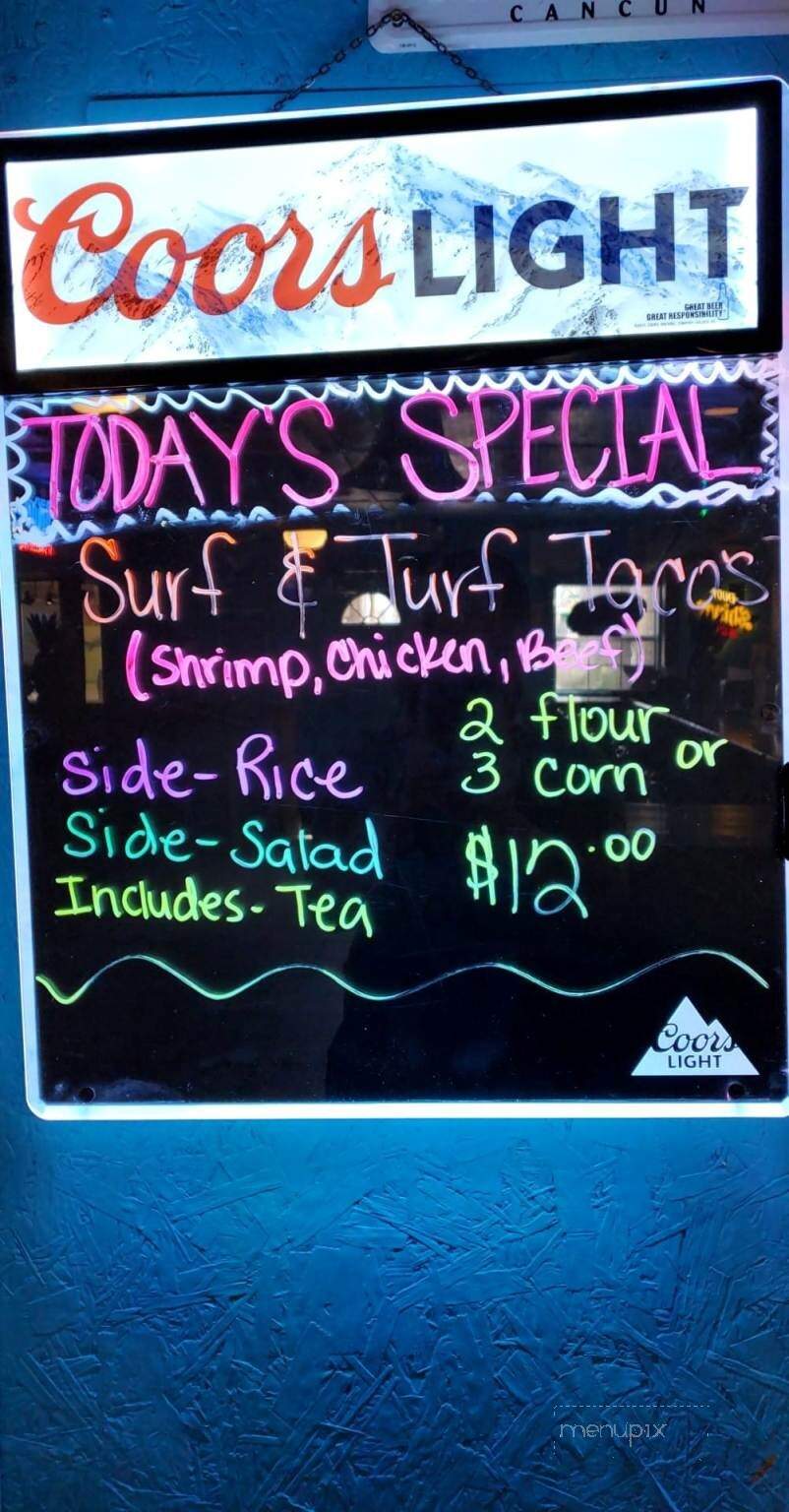 Sharkies Bar & Grill - Port O'Connor, TX menu_pic