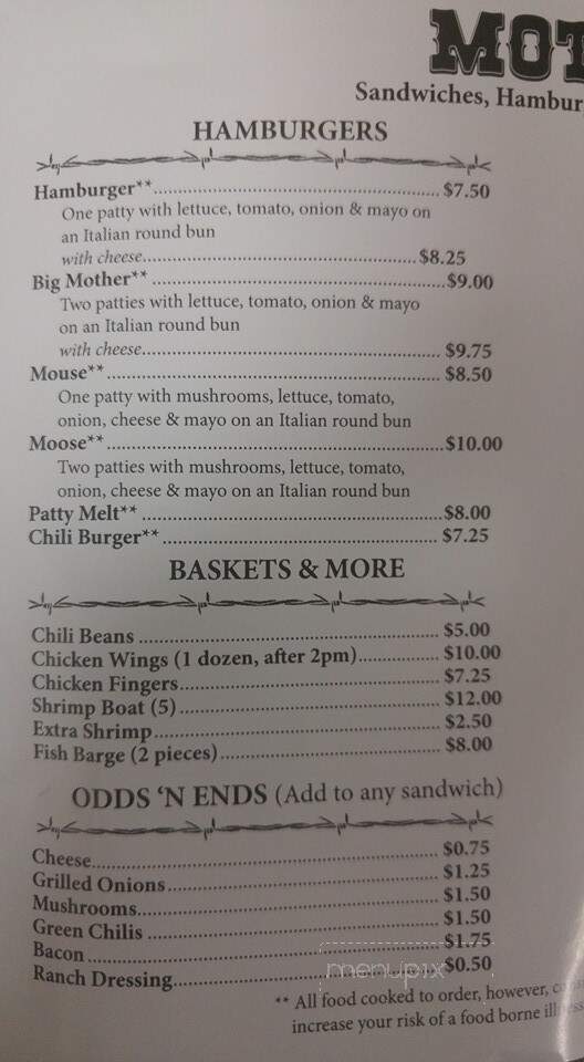 Mother's Bar & Grill - Phoenix, AZ