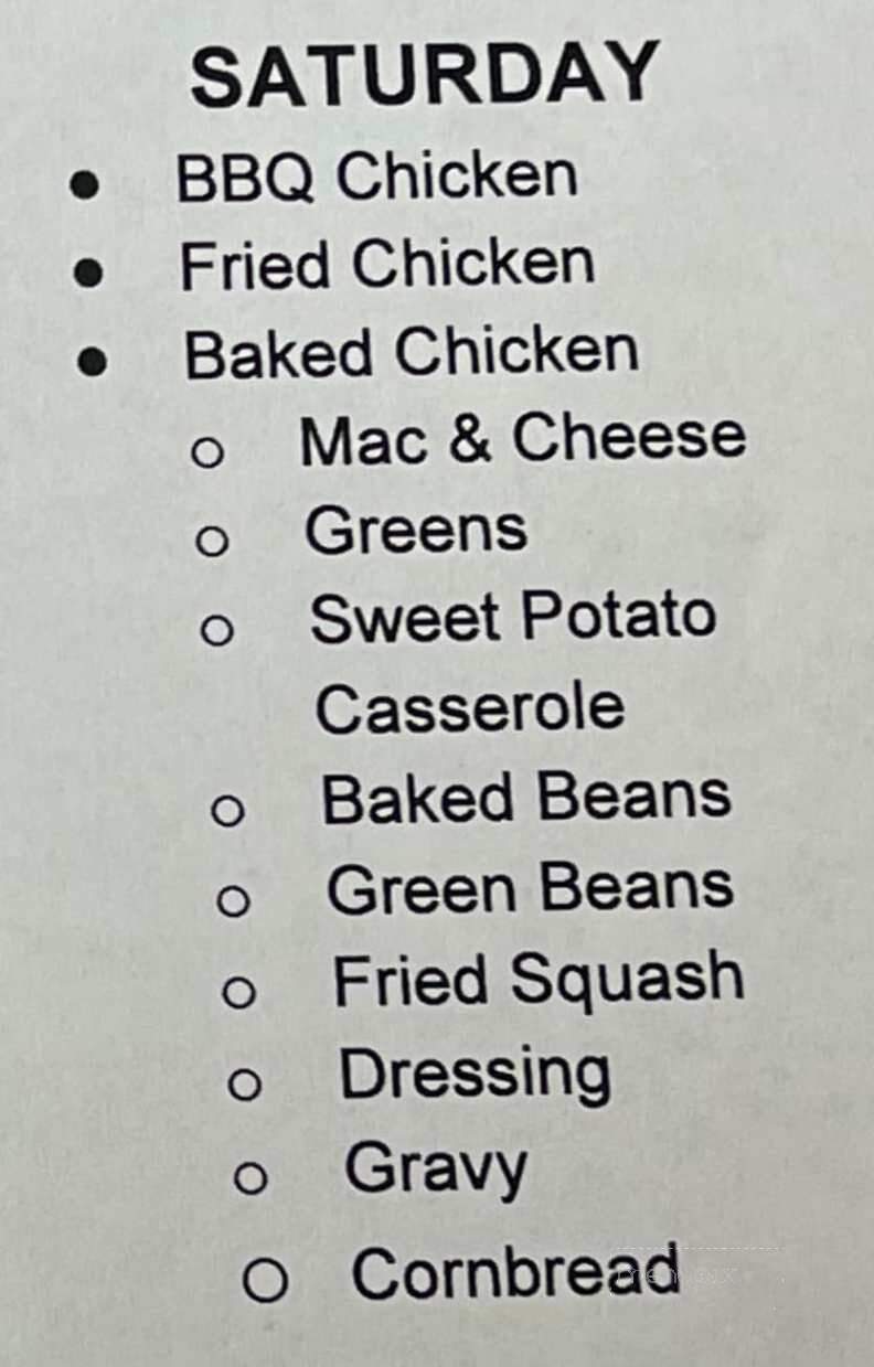The Old Koke Plant - Brookhaven, MS menu_pic