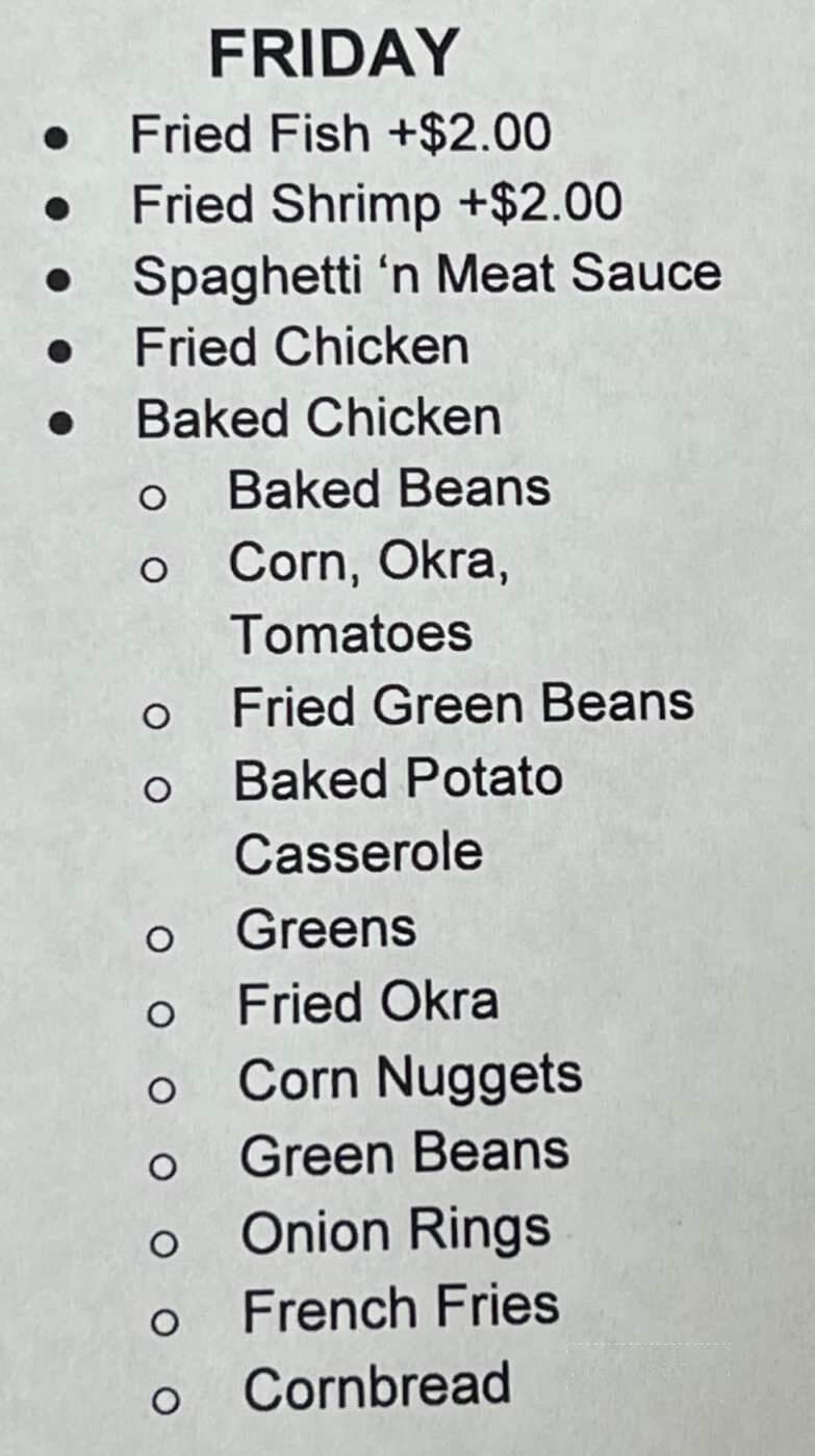 The Old Koke Plant - Brookhaven, MS menu_pic