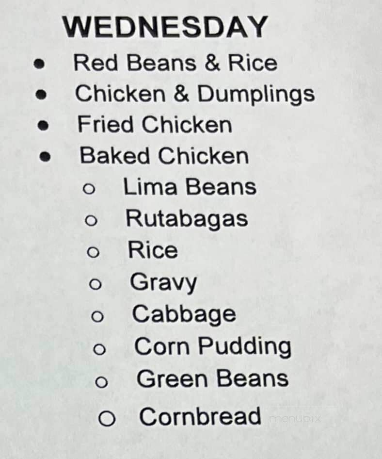 The Old Koke Plant - Brookhaven, MS menu_pic