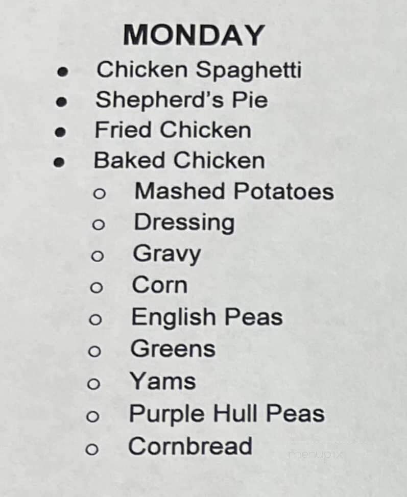The Old Koke Plant - Brookhaven, MS menu_pic