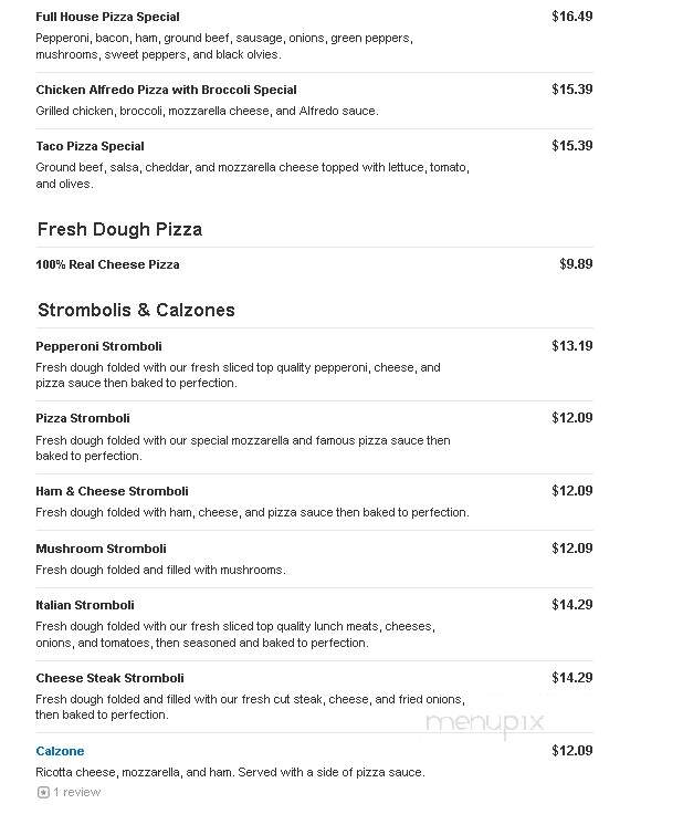 Little Village Pizzeria - Dundalk, MD menu_pic