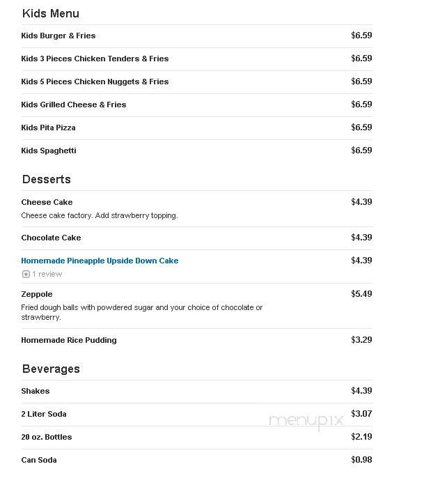 Little Village Pizzeria - Dundalk, MD menu_pic