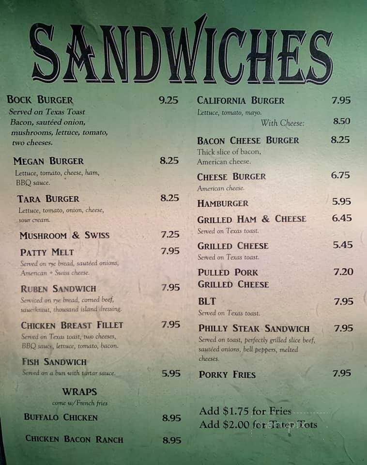 Kountry Kettle - Bock, MN menu_pic