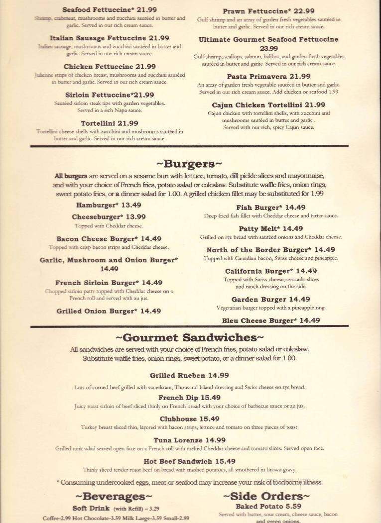 Nikki's - Covington, WA menu_pic