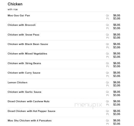 Chopsticks Buffet - Clinton, MS menu_pic