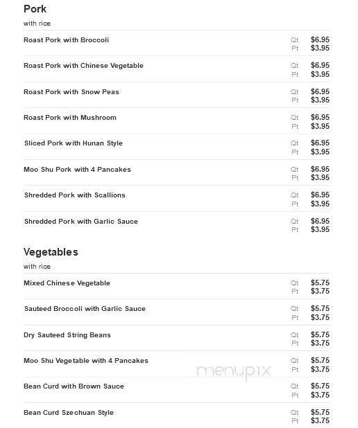 Chopsticks Buffet - Clinton, MS menu_pic