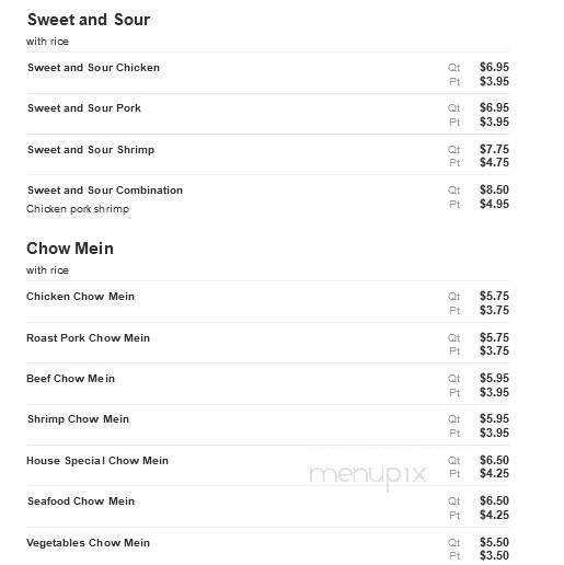 Chopsticks Buffet - Clinton, MS menu_pic