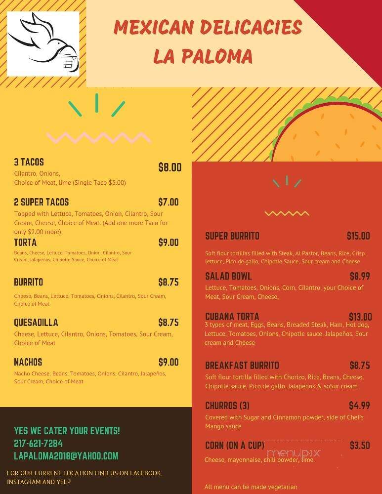 La Paloma Food Truck - Urbana, IL