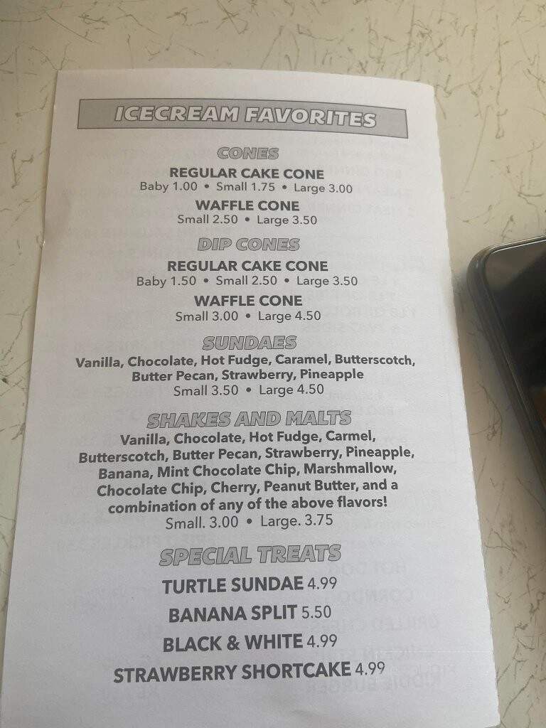 Pistol Pats Bar-B-Que - Disney, OK menu_pic