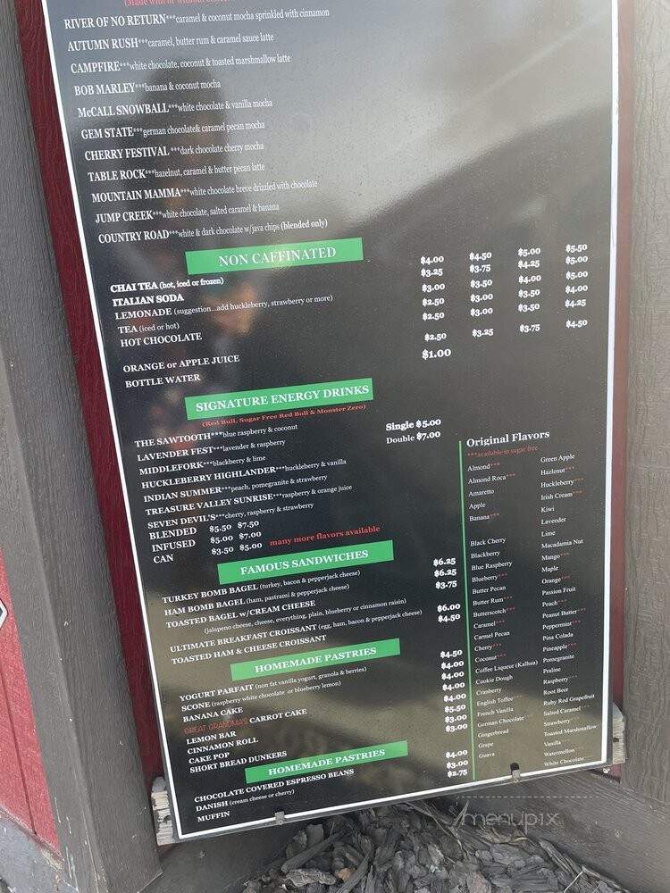 Hot Shots Brew Crew - Nampa, ID menu_pic